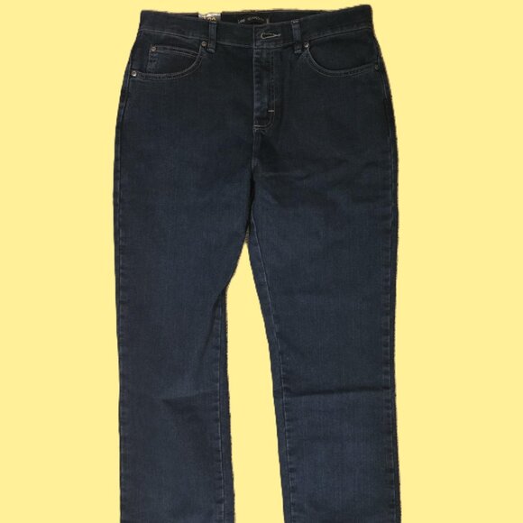 LEE Relaxed Fit NWT Est 1889 Women's 10 Short Premium Dark Jeans Denim Stretch - Picture 2 of 6